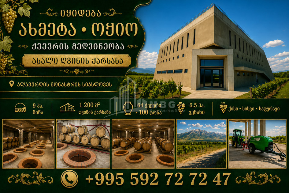 Продается Замок / Винный завод Коммерческий В Охио, Ахмета