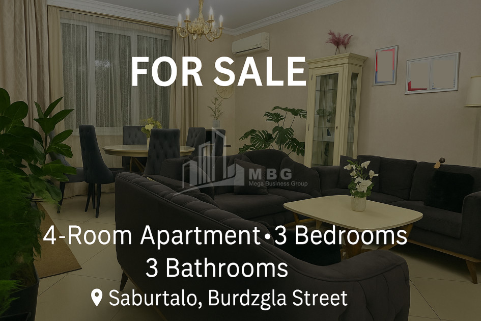 For Sale Flat On M. Burdzgla Street, საბურთალო