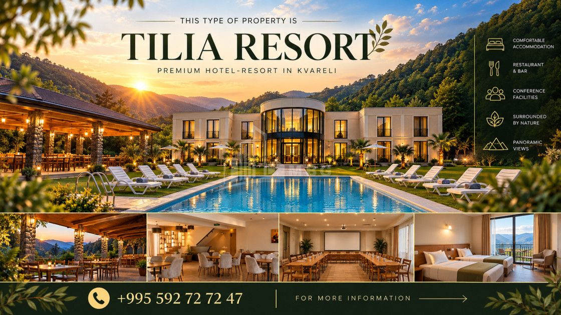 For Sale Hotel - Resort Commercial In Kvareli