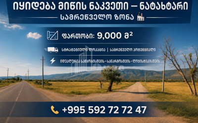 Продается Дачные Земля В Натахтари, Мцхета
