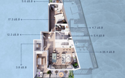 For Sale Flat In the Lisi, Tsatskhvebi Street, Saburtalo District