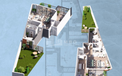 For Sale Flat In the Lisi, Tsatskhvebi Street, Saburtalo District